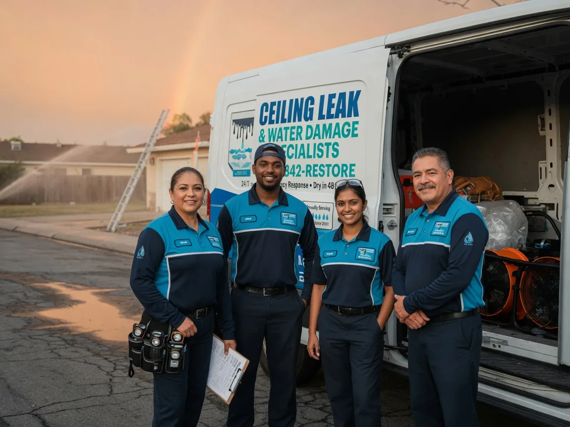 Ceiling Leak Cleanup company in La Fontaine, IN